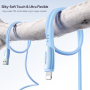 JOYROOM S-A59 töltő- és adatkábel - USB-A - Lightning - 1,2 m - kék