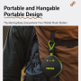 WEKOME WD-07 vezeték nélküli Bluetooth hangszóró - narancssárga-fekete