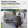 WEKOME WD-07 vezeték nélküli Bluetooth hangszóró - narancssárga-fekete