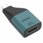 ONTEN UC102 video átalakító - HDMI - USB-C - petrolkék