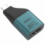 ONTEN UC103 videó adapter - Display Port - USB-C - petrolkék