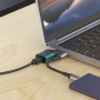 ONTEN UC103M video adapter - Mini Display Port - USB-C - petrolkék