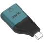 ONTEN UC105 video adapter - VGA - USB-C - petrolkék