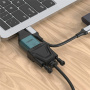 ONTEN UC105 video adapter - VGA - USB-C - petrolkék