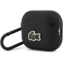 Lacoste Petit Pique Croc Logo folt karabinerrel az AirPods Pro 3-hoz - fekete