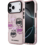 Karl Lagerfeld IML Többféle K&CH fejek tok iPhone 17 Pro Max - rózsaszín