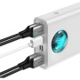 Baseus Amblight powerbank USB-C / 4x USB-A portokkal - 30 000 mAh - fehér