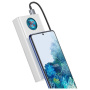 Baseus Amblight powerbank USB-C / 4x USB-A portokkal - 30 000 mAh - fehér