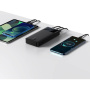 Baseus Bipow powerbank USB-C / 2x USB-A portokkal - 20 000 mAh - fekete