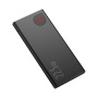 Baseus Adaman Powerbank USB-C / 2x USB-A portokkal - 10 000 mAh - fekete
