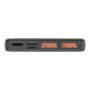 Baseus Adaman Powerbank USB-C / 2x USB-A portokkal - 10 000 mAh - fekete