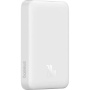 Baseus Magnetic Mini Air vezeték nélküli MagSafe power bank USB-C porttal - 10 000 mAh - fehér
