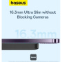 Baseus Magnetic Mini Air vezeték nélküli MagSafe power bank USB-C porttal - 6 000 mAh - fekete