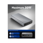 Spigen Alapvető külső akkumulátor 2x USB-C / USB-A porttal - 20 000 mAh - szürke