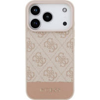Guess 4G csíkos tok iPhone 17 Pro-hoz - rózsaszín