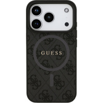 Guess 4G Színes Gyűrű tok MagSafe-el iPhone 17 Pro Max készülékhez - szürke