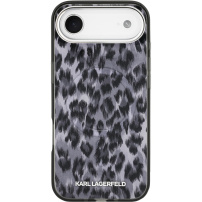 Karl Lagerfeld IML Leopárd mintás MagSafe tok iPhone Air-hez - szürke