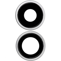 Pótalkatrész - hátsó kamera tok - Apple iPhone 11 - fehér