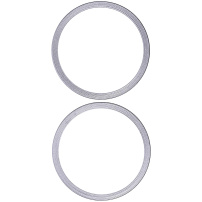 Pótalkatrész - acél hátsó kameragyűrű - Apple iPhone 11 - lila