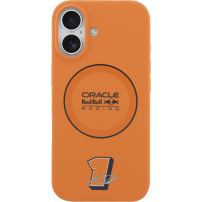Oracle Red Bull Racing Kék Gyűrű szilikon tok MagSafe-kal iPhone 17-hez - narancssárga