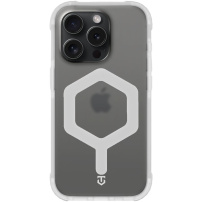 Tactical MagForce Hexagon MagSafe kompatibilis ütésálló tok iPhone 15 Pro készülékhez - fehér