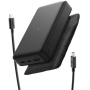 Spigen Lényeges powerbank 2x USB-C / USB-A porttal - 30 000 mAh - fekete