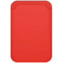 iPhone kártyartartó mágneses tok - piros