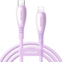 JOYROOM S-A59 töltő- és adatkábel - USB-C - Lightning - 1,2 m - lila