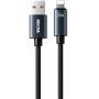 WEKOME WDC-63i fonott töltő- és adatkábel - USB-A - Lightning - 1,2 m - fekete
