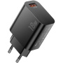 ESSAGER S9 GaN gyorstöltő adapter USB-A porttal - 18W - fekete
