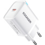 ESSAGER ES-CD52 gyorstöltő adapter USB-C porttal - 30W - fehér
