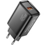 ESSAGER ES-CD60 gyorstöltő adapter USB-A porttal - 45W - fekete