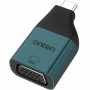ONTEN UC105 video adapter - VGA - USB-C - petrolkék