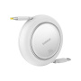 Baseus Free2Pull kihúzható töltő- és adatkábel - USB-C - USB-C - 1 m - fehér