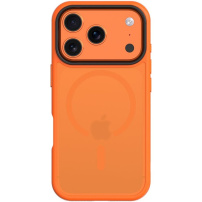Tactical Hyperstealth átlátszó MagSafe tok iPhone 17 Pro - narancssárga