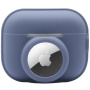 2 az 1-ben szilikon védőtok - AirPods Pro 2 (2022) / AirTag 1 / 2 - levendula