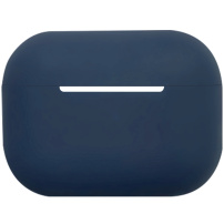 Szilikon védőtok - AirPods Pro 2 (2022) Lightning konektorral - sötétkék