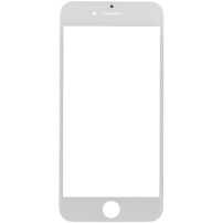Elülső érintős üveg beleértve: OCA ragasztó, POL film, elülső kamera keret, proximity szenzor és fülhallgató rács iPhone SE (2016) - fehér