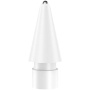 Cserehegy ezüst hegyével Apple Ceruza 1 / 2 / USB-C / Pro - 3.0 stílus - fehér
