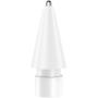 Cserehegy ezüst heggyel Apple Ceruza 1 / 2 / USB-C / Pro - stílus 3.5 - fehér