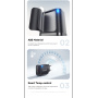 ESSAGER ES-CD52 gyorstöltő adapter USB-C porttal - 30W - fehér