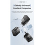 ESSAGER X9 GaN gyorstöltő adapter USB-C porttal - 30W - fekete