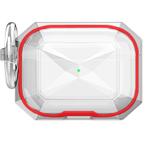 Tartós védőtok - AirPods Pro - piros