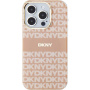 DKNY Ismétlődő mintás tónusos csíkos burkolat MagSafe-el* iPhone 13 Pro Maxhez - rózsaszín