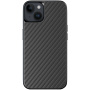 EPICO Hybrid Carbon szénszál mintás tok MagSafe -vel - iPhone 14 - fekete