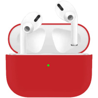 Ultra vékony szilikon tok AirPods Pro - piros