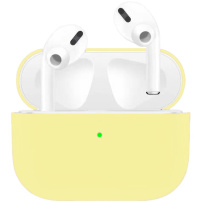 Ultra vékony szilikon tok AirPods Pro - sárga