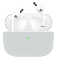 Ultra vékony szilikon tok AirPods Pro - kő szürke