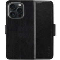 FIXED Opus flip cover borító - iPhone 15 Pro - fekete