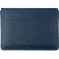FIXED Oxford bőr tok - MacBook Pro 16" (A2141 / A2485 / A2780 / A2991 / A3186 / A3403) - sötétkék